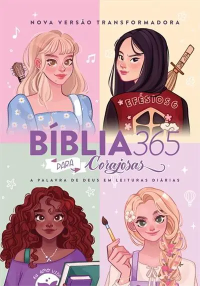 Bíblia 365 Corajosas 2 | NVT (Capa Dura)