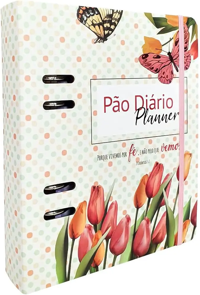 Planner Pão Diário | Capa Vivemos por Fé