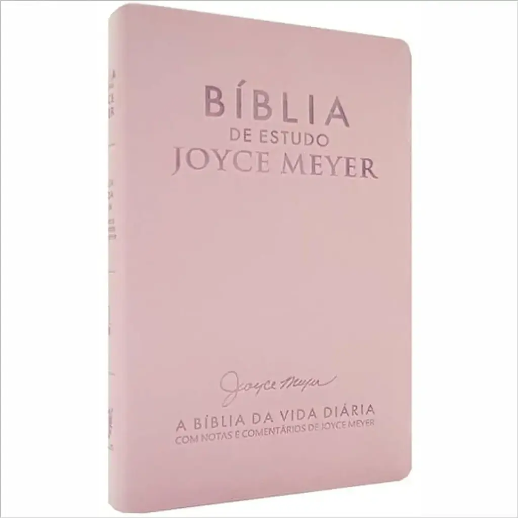 Bíblia De Estudo Joyce Meyer | NVI (Letra Média, Capa Rosa)
