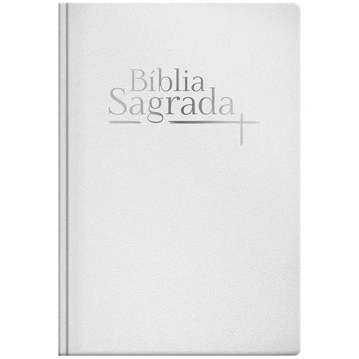 Bíblia Sagrada | NVI | Letra Normal | Capa Luxo Branca