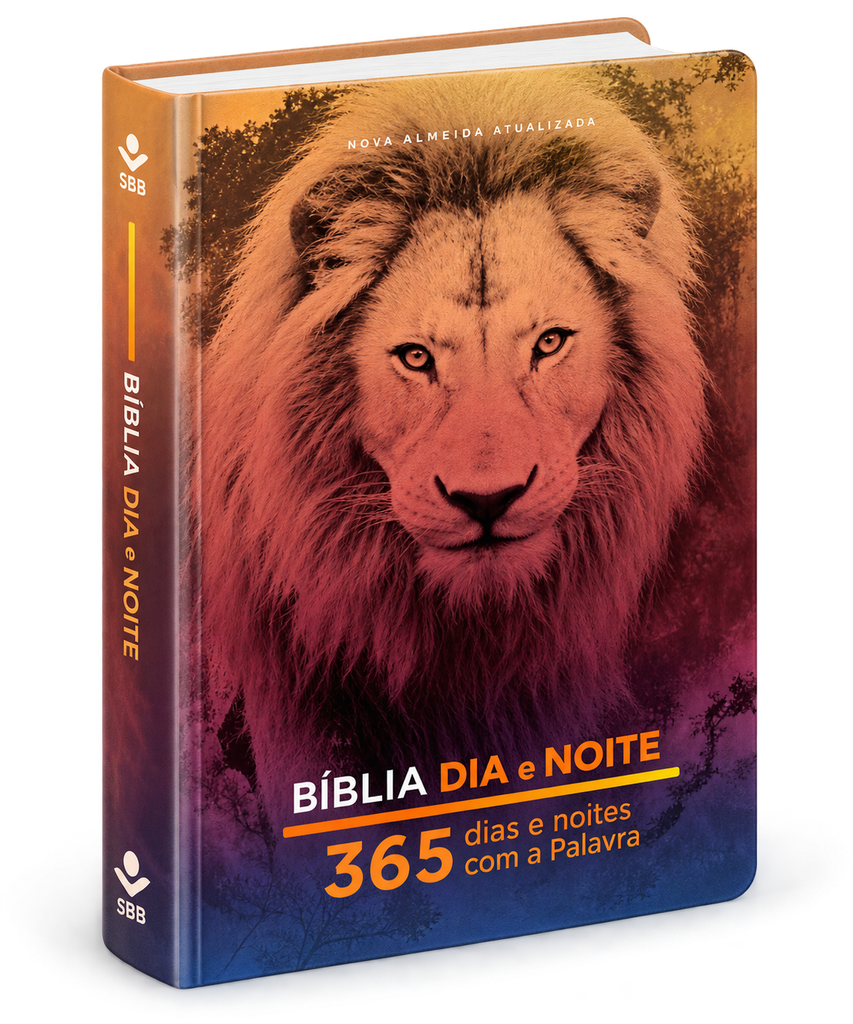 Bíblia Dia e Noite 365 | NAA (Capa Dura Leão)