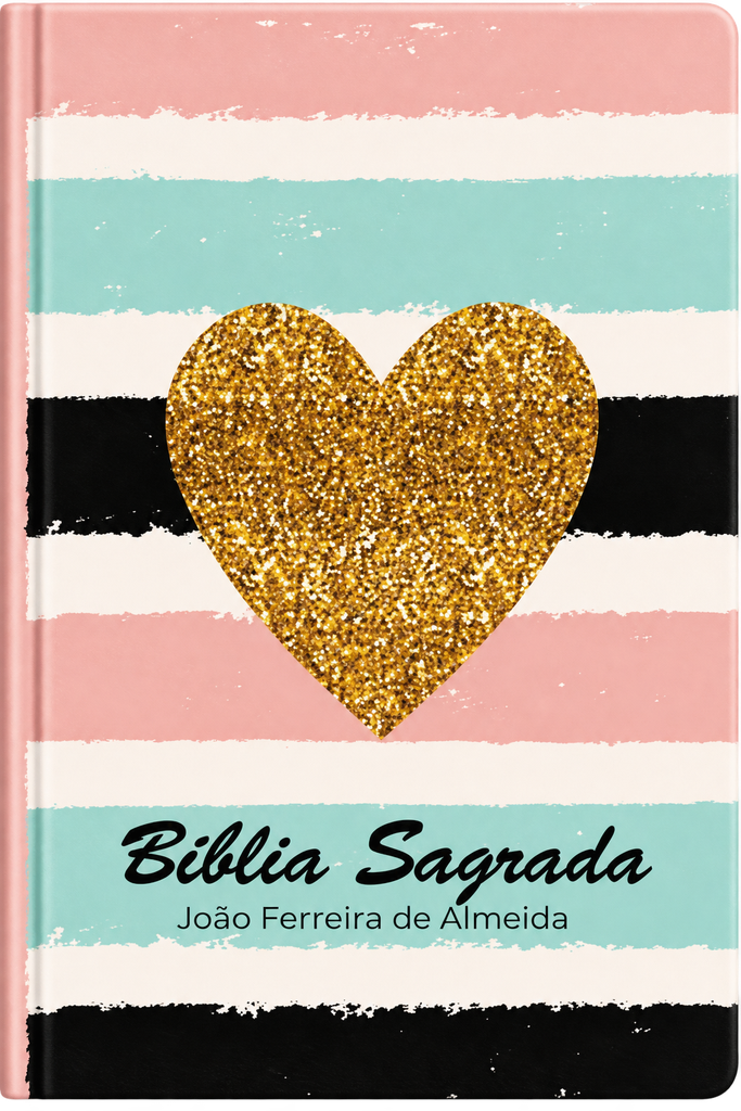 Bíblia Sagrada | JFA (Capa Coração Brilho)
