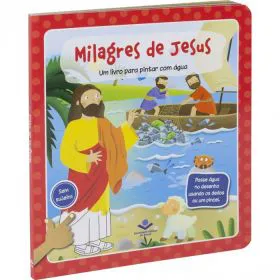 Um Livro para Pintar com Água | Milagres de Jesus