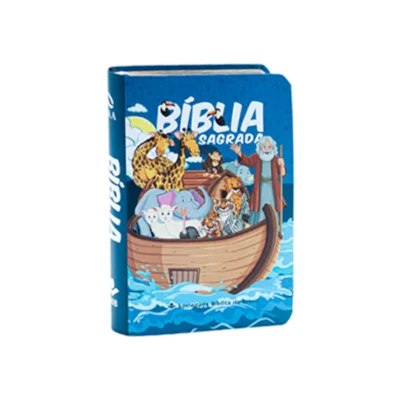 Bíblia Sagrada para Crianças (Edição Bolso, Arca de Noé Azul)