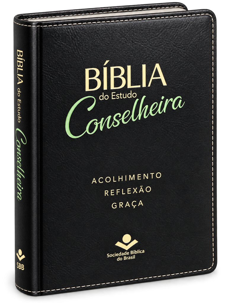 Bíblia de Estudo Conselheira | NAA (Capa Sintética Preta)