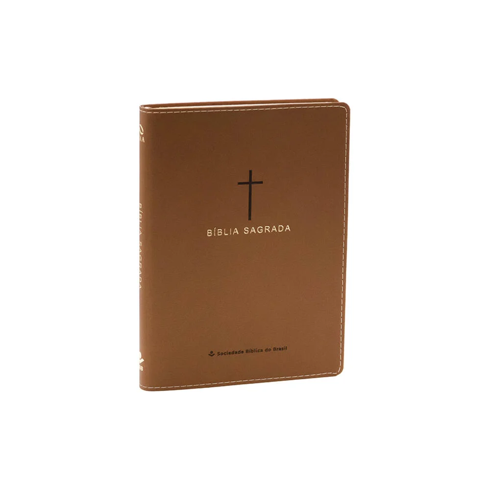 Bíblia Sagrada | NAA (Capa Luxo Castanho)
