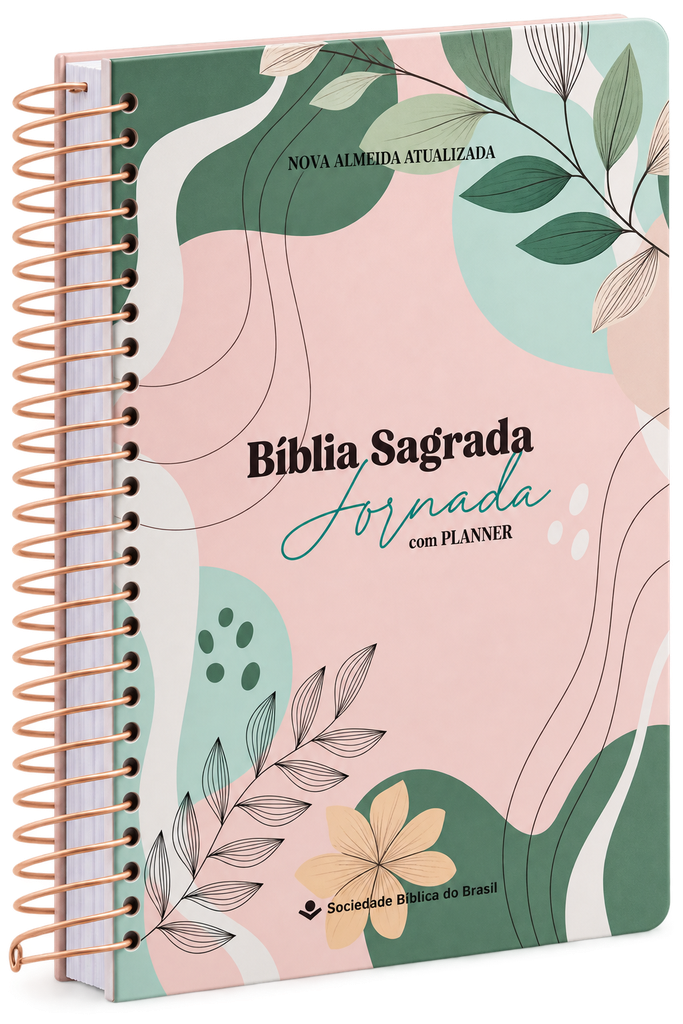 Bíblia Sagrada Jornada com Planner | NAA (Capa Primavera)