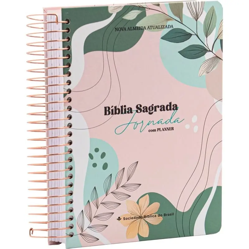 Bíblia Sagrada Jornada com Planner | NAA (Capa Primavera)