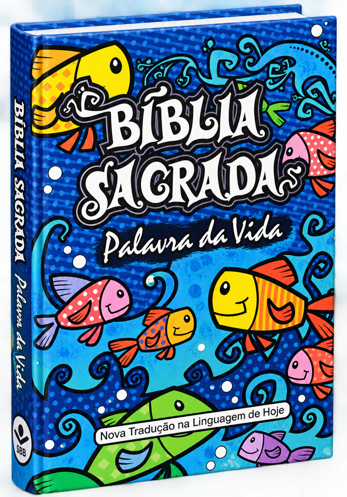 Bíblia Sagrada Palavra da Vida | NTLH (Capa Ilustração Peixes)