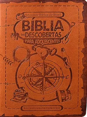 Bíblia das Descobertas para Adolescentes | NTLH (Capa Luxo Castanha)