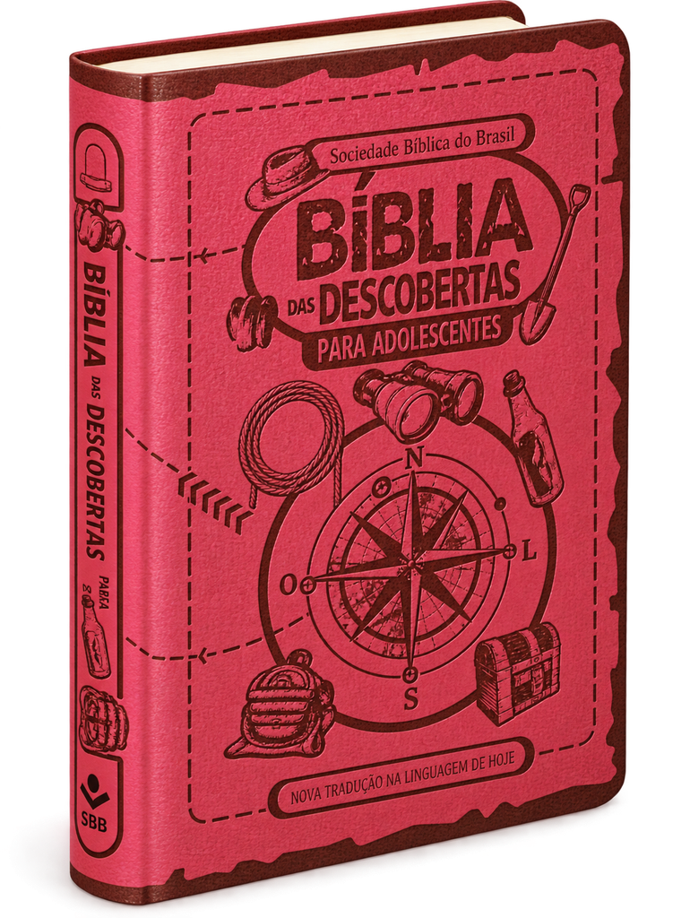 Bíblia das Descobertas para Adolescentes | NTLH (Capa Luxo Rosa)