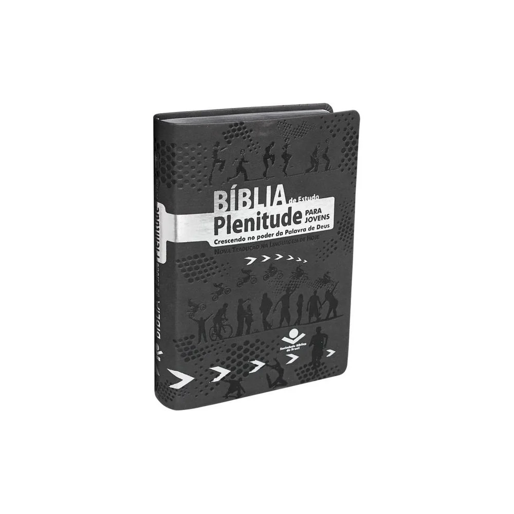 BIBLIA PLENITUDE P-JOVENS CP SINT CINZA ESCURO