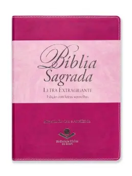 Bíblia Sagrada | ARA (Letra Extragigante, Capa Rosa-Vinho)