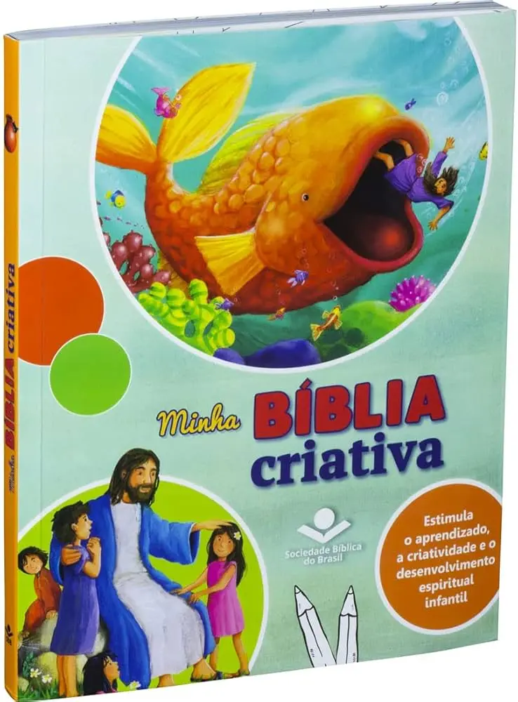 MIN BIB CRIATIVA CP BROCH ILUST C/GLITTER