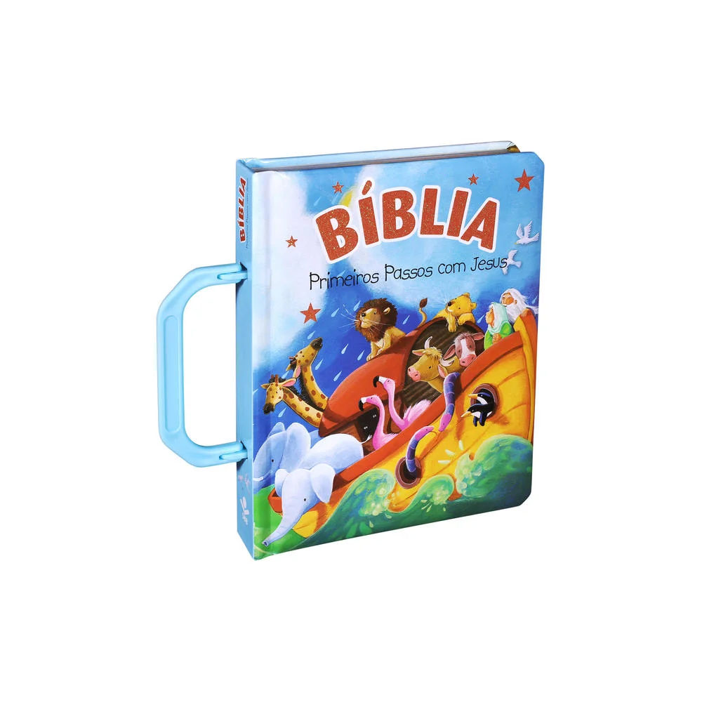 Bíblia Primeiros Passos com Jesus (Alça Azul)