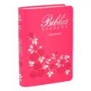Bíblia Sagrada | NAA (Letra Grande, Capa Sintética Pink Flor)