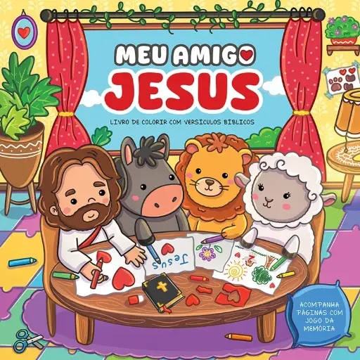 [MC-11814] Meu Amigo Jesus | Luana Chinaglia (Livro para Colorir)