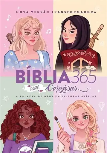 [MC-11739] Bíblia 365 Corajosas 2 | NVT (Capa Dura)