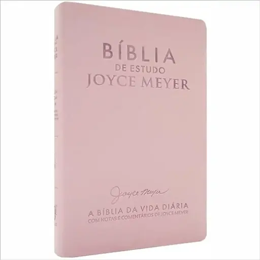 [PL1600069] Bíblia De Estudo Joyce Meyer | NVI | Letra Média | Capa Rosa