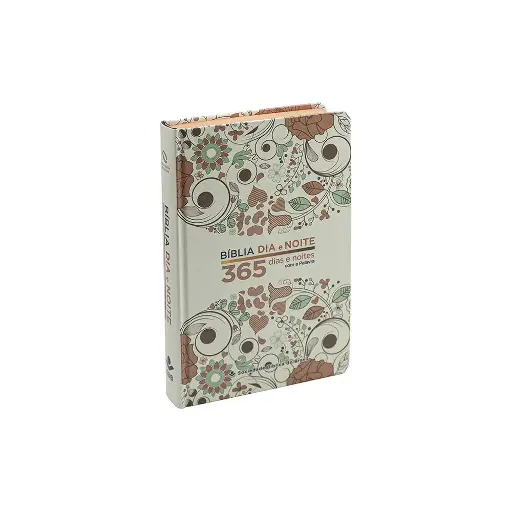 [NA063DN-FLORES] BÍBLIA DIA E NOITE 365 CAPA DURA FLORAL