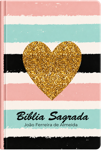 [HS2012] Bíblia Sagrada | JFA (Capa Coração Brilho)