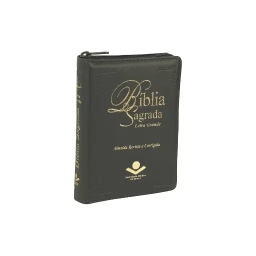[ARC044TIZLG-PT] Bíblia Sagrada | ARC (Preta, Ziper)