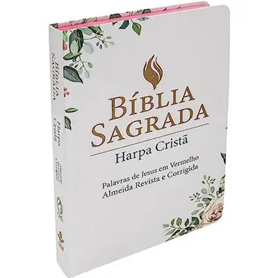 [ARC061HLGLV-FB] Bíblia Sagrada Harpa Cristã | ARC (Palavras de Jesus em Vermelho, Capa Harpa)