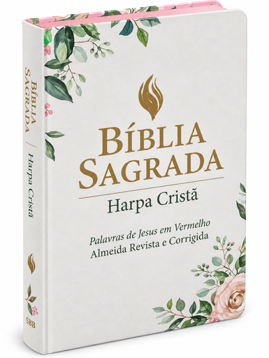 [ARC061HLGLV-FB] Bíblia Sagrada Harpa Cristã | ARC (Palavras de Jesus em Vermelho, Capa Harpa)