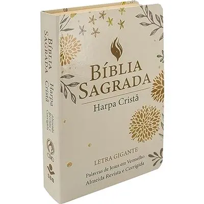[ARC061HLGILV-FR] Bíblia Sagrada Harpa Cristã | ARC (Letra Gigante Palavras de Jesus em Vermelho)