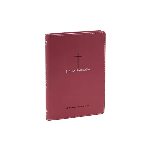 [NA085LV-RS] Bíblia Sagrada | NAA (Capa Luxo Rosa)