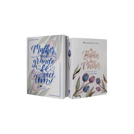 [NA085NBEM-BRTP] BIBLIA ESTUDO MULHER CP PU AMORE ILUSTRA TULIPA