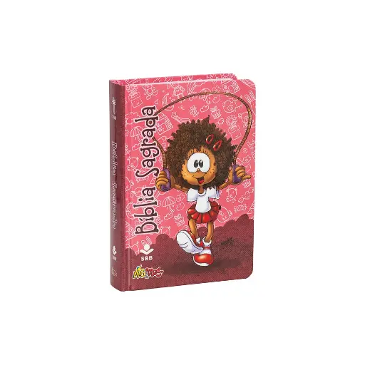 [NTLH043LMFBPMM-RS-MEG] Bíblia Sagrada Infantil | NTLH (Mig & Meg, Rosa)