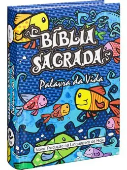 [NTLH043PLMFBPV-CR] Bíblia Sagrada Palavra da Vida | NTLH (Capa Ilustração Peixes)