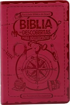 [NTLH065BDA-RS] Bíblia das Descobertas para Adolescentes | NTLH (Capa Luxo Rosa)