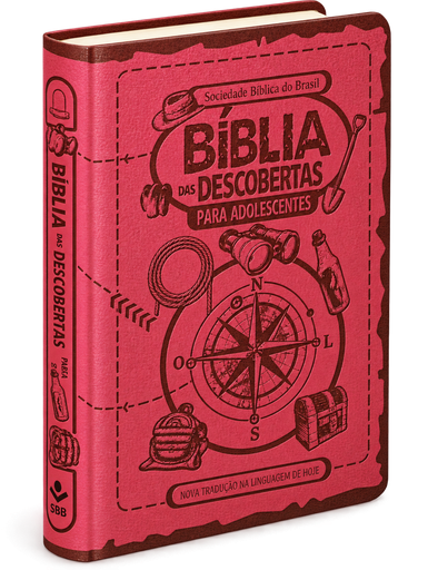 [NTLH065BDA-RS] Bíblia das Descobertas para Adolescentes | NTLH (Capa Luxo Rosa)