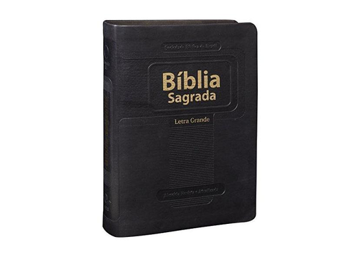 [RA045LG-PT] Bíblia Sagrada | ARA (Capa Sintética Preta, Letra Grande)