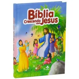 [TNL553PBCJ-AZ] Bíblia Crescendo com Jesus (Capa Dura)