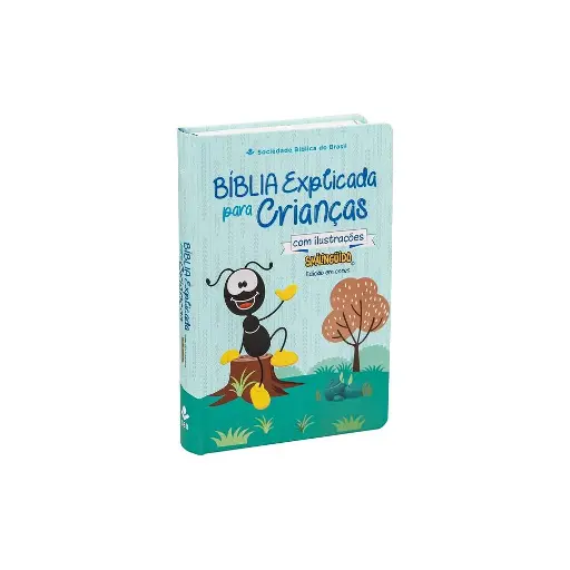 [NTLH063BETS-AZ] Bíblia Explicada para Crianças Smilinguido | NTLH