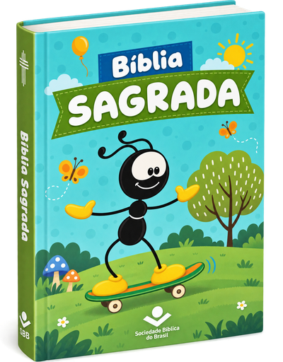 [NTLH40M-AZUL] Bíblia Sagrada Smilinguido | NTLH