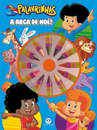 [PL400188] livro para colorir 3 Palavrinhas: A Arca de Noé