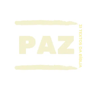 [HP-10020] PAZ - 31 textos da Bíblia