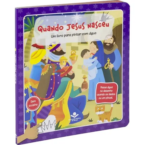 [TNL563PQJN] Um Livro para Pintar com Água | Quando Jesus Nasceu