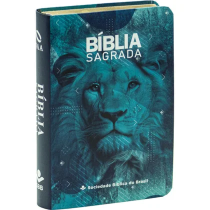 [NA011-LEAO-AZ] Bíblia Sagrada | NAA (Edição Bolso, Leão Azul)